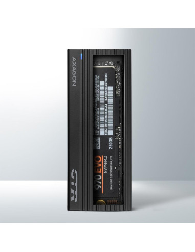 SSD ACC ENCLOSURE M.2 NVME/USB-C EEM2-GTR AXAGON