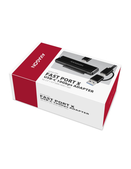 SSD ACC ADAPTER USB-C/SATA 6G/10GBPS 0.6M ADSA-FPX AXAGON