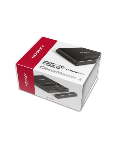 SSD ACC ADAPTER USB-C/M.2&SATA/10GBPS 0.1M ADSA-CC AXAGON