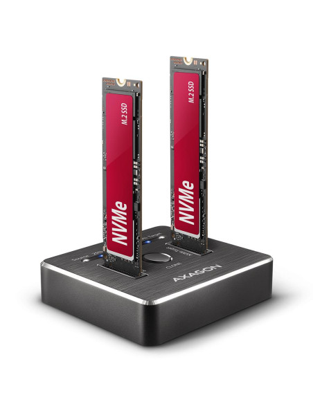 SSD ACC DOCK STATION USB-C/2XM.2 NVME ADSA-M2C AXAGON