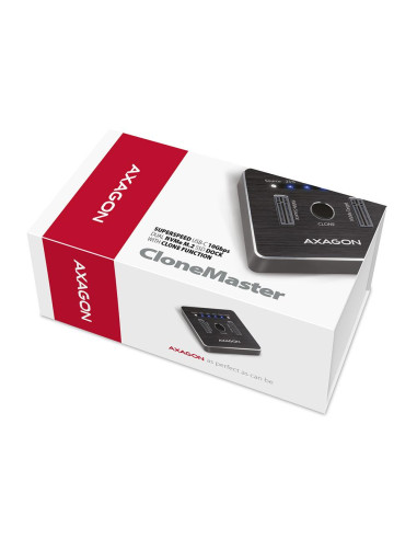 SSD ACC DOCK STATION USB-C/2XM.2 NVME ADSA-M2C AXAGON