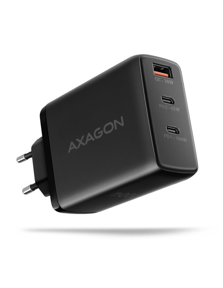 MOBILE CHARGER WALL USB 100W/GAN 3PORT ACU-DPQ100 AXAGON MOBILE CHARGER WALL USB 100W/GAN 3PORT ACU-DPQ100 AXAGON