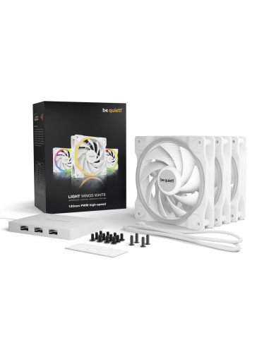 CASE FAN 120MM LIGHT WINGS PWM/WHITE HIGH-SP. BL101 BE QUIET