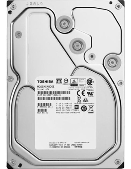 HDD, TOSHIBA, MG10 Series, MG10AFA22TE, 22TB, SATA 3.0, 512 MB, 7200 rpm, 3,5", MG10AFA22TE