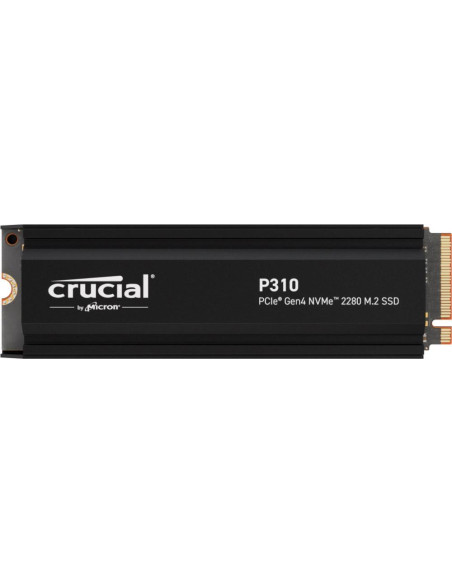 SSD, CRUCIAL, P310, 2TB, M.2, PCIe Gen4, NVMe, 3D NAND, Write speed 6000 MBytes/sec, Read speed 7100 MBytes/sec, TBW 440 TB, CT