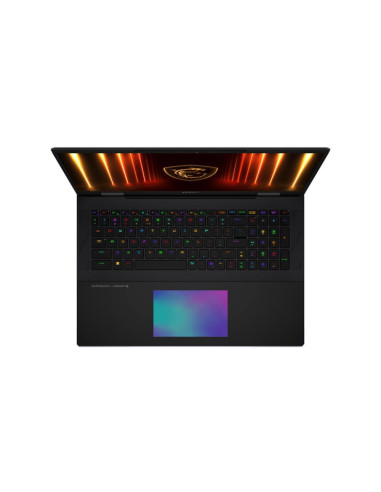 Notebook, MSI, Titan 18 HX AI A2XWJG, CPU Core Ultra, U9-285HX, 2800 MHz, 18", 3840x2400, RAM 64GB, DDR5, 6400 MHz, SSD 6TB, NV