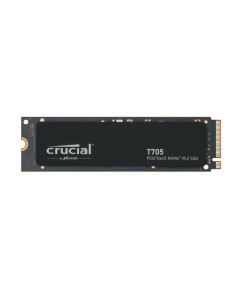 SSD, CRUCIAL, T705, 1TB, M.2, PCIe Gen5, NVMe, Write speed 10200 MBytes/sec, Read speed 13600 MBytes/sec, TBW 600 TB, CT1000T70