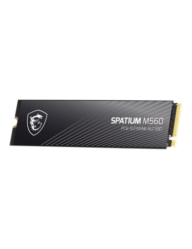 SSD, MSI, SPATIUM M560, 1TB, M.2, PCIe Gen5, NVMe, 3D NAND, Write speed 8400 MBytes/sec, Read speed 10200 MBytes/sec, TBW 600 T
