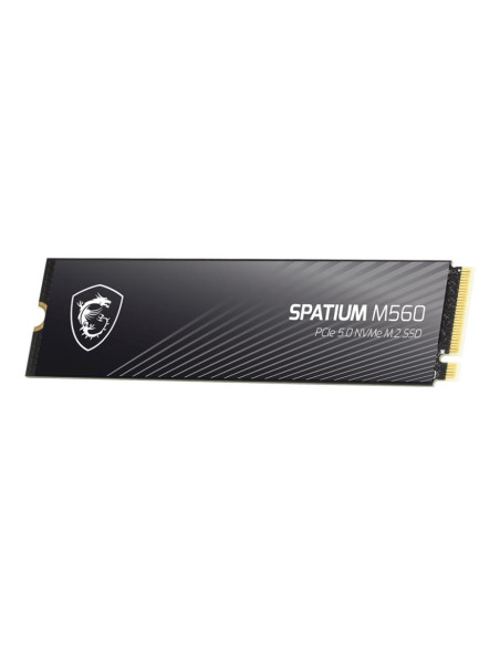SSD, MSI, SPATIUM M560, 1TB, M.2, PCIe Gen5, NVMe, 3D NAND, Write speed 8400 MBytes/sec, Read speed 10200 MBytes/sec, TBW 600 T