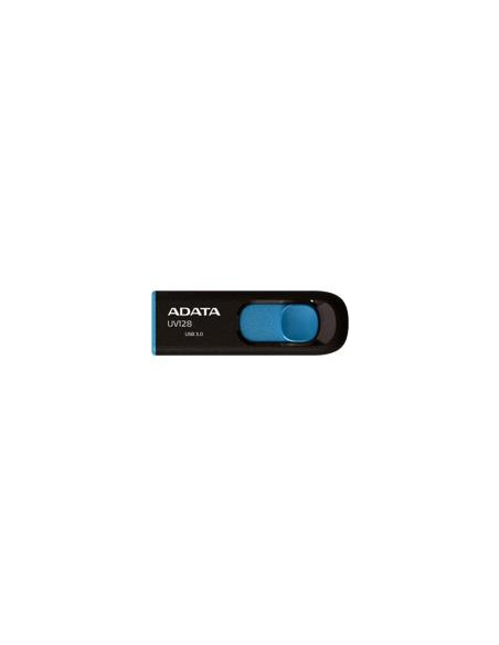 MEMORY DRIVE FLASH USB3.1 64GB/BLUE AUV128-64G-RBE ADATA MEMORY DRIVE FLASH USB3.1 64GB/BLUE AUV128-64G-RBE ADATA