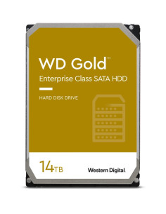 HDD, WESTERN DIGITAL, Gold, 14TB, SATA 3.0, 512 MB, 7200 rpm, 3,5", WD142KRYZ