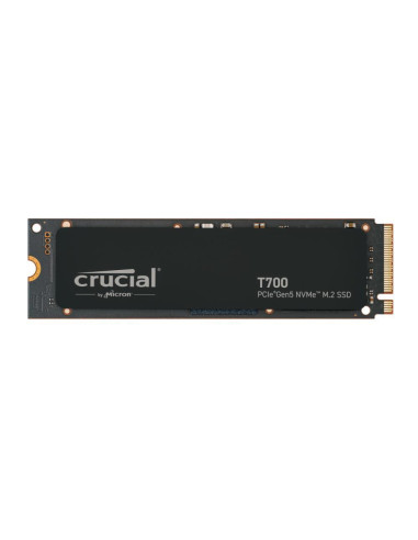 SSD, CRUCIAL, T700, 1TB, M.2, PCIe Gen5, NVMe, TLC, Write speed 9500 MBytes/sec, Read speed 11700 MBytes/sec, TBW 600 TB, CT100