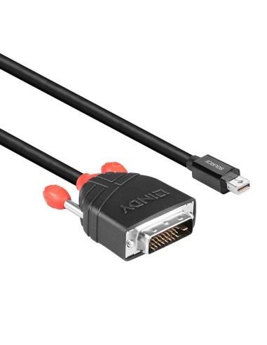 CABLE MINI DP TO DVI 3M/BLACK 41953 LINDY
