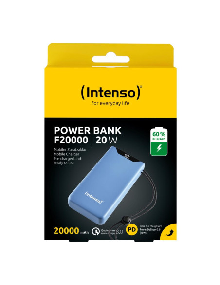 POWER BANK USB 20000MAH QC3.0/BLUE F20000 7332055 INTENSO