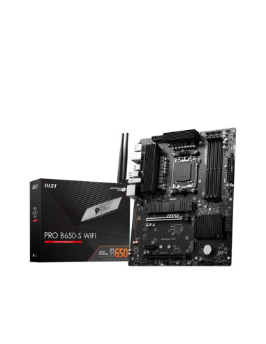 Mainboard, MSI, AMD B650, SAM5, ATX, Memory DDR5, Memory slots 4, 1xPCI-Express 1x, 2xPCI-Express 16x, 2xM.2, 1xHDMI, 1xDisplay