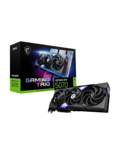 Graphics Card, MSI, NVIDIA GeForce RTX 5070, 12 GB, GDDR7, 192 bit, PCIE 5.0 16x, Triple slot Fansink, 1xHDMI, 3xDisplayPort, R