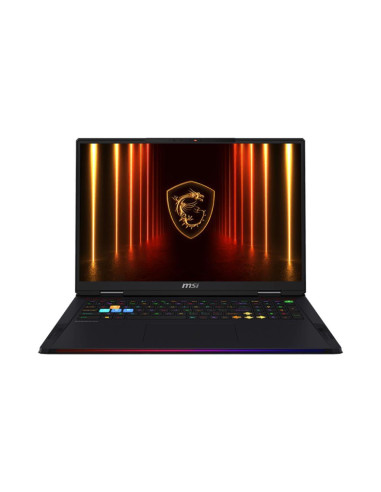 Notebook, MSI, Raider, A18HX A9WIG, CPU Ryzen 9, 9955HX3D, 2500 MHz, 18", 3840x2400, RAM 64GB, DDR5, 5600 MHz, SSD 2TB, NVIDIA 