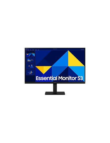 LCD Monitor, SAMSUNG, Essential Monitor S3, 24", Panel IPS, 1920x1080, 16:9, 100Hz, 5 ms, LS24D300GAUXEN