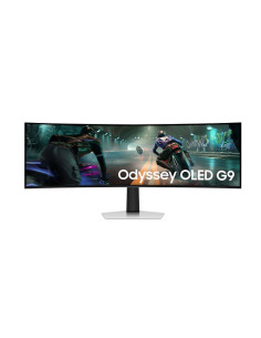 Monitor, SAMSUNG, Odyssey G9 G91SD, 49", Gaming/Curved, Panel OLED, 5120x1440, 32:9, 144 Hz, 0.03 ms, Tilt, Colour Silver, LS49