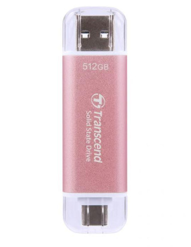 External SSD, TRANSCEND, ESD310, 512GB, USB-C, USB, 3D NAND, Write speed 900 MBytes/sec, Read speed 1050 MBytes/sec, TS512GESD3