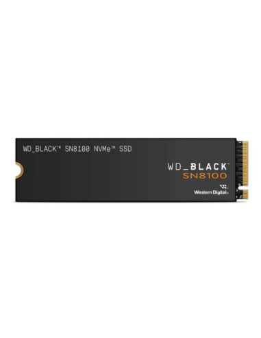 SSD, WESTERN DIGITAL, Black SN8100, 2TB, M.2, PCIe Gen5, NVMe, 3D TLC, Write speed 14000 MBytes/sec, Read speed 14900 MBytes/se