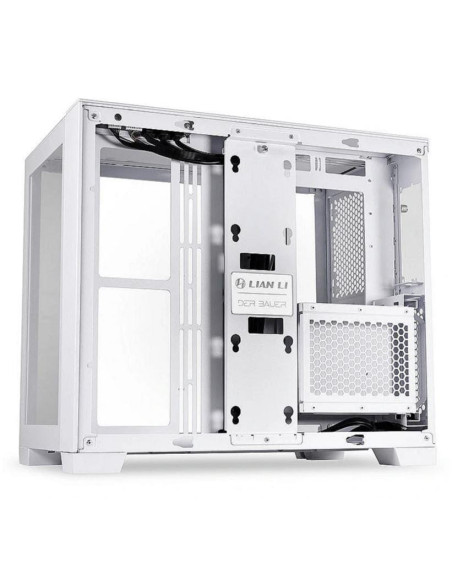 Case, LIAN LI, O11 DYNAMIC MINI, MidiTower, Case product features Transparent panel, ATX, EATX, MicroATX, MiniITX, Colour White