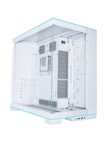 Case, LIAN LI, O11 DYNAMIC EVO RGB, Tower, Case product features Transparent panel, ATX, EATX, MicroATX, MiniITX, Colour White,
