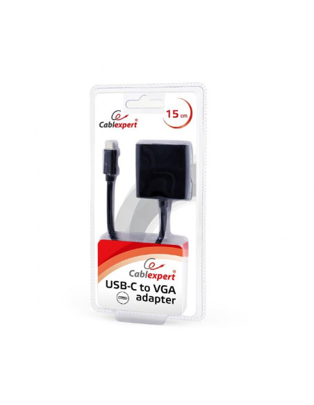 I/O ADAPTER USB-C TO VGA/BLIST/AB-CM-VGAF-01 GEMBIRD
