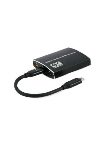 I/O ADAPTER USB-C TO HDMI/DUAL A-CM-HDMIF2-01 GEMBIRD