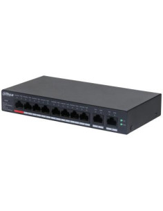 Switch, DAHUA, CS4010-8GT-110, Type L2, Desktop/pedestal, 8x10Base-T / 100Base-TX / 1000Base-T, PoE ports 8, DH-CS4010-8GT-110