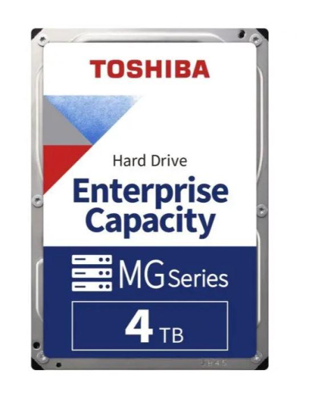 HDD, TOSHIBA, MG10-D Series, 4TB, SATA 3.0, 7200 rpm, 3,5", MG10ADA400E