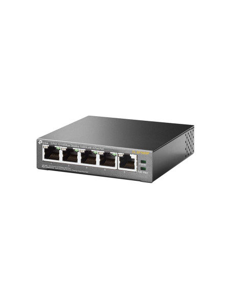 Switch, TP-LINK, Desktop/pedestal, 5x10Base-T / 100Base-TX, PoE ports 4, TL-SF1005P