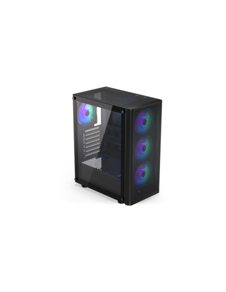 Case, ENDORFY, Ventum 200 ARGB, MidiTower, Case product features Transparent panel, Not included, ATX, MicroATX, MiniITX, Colou