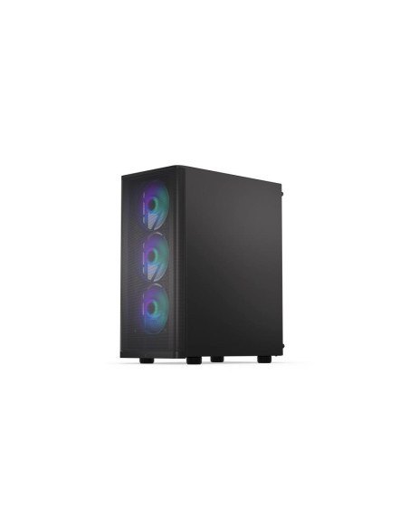 Case, ENDORFY, Ventum 200 ARGB, MidiTower, Case product features Transparent panel, Not included, ATX, MicroATX, MiniITX, Colou
