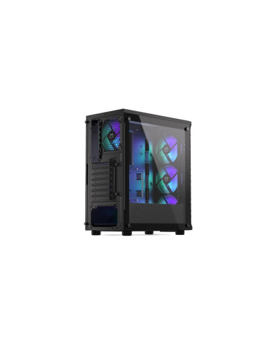 Case, ENDORFY, Signum 300 ARGB, MidiTower, Case product features Transparent panel, Not included, ATX, MicroATX, MiniITX, Colou