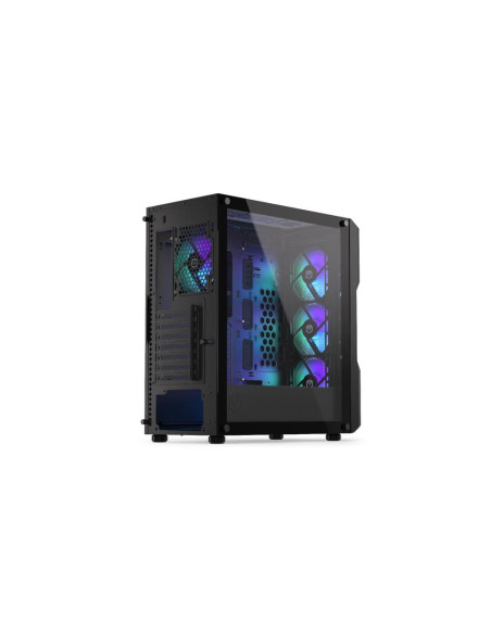 Case, ENDORFY, Regnum 400 ARGB, MidiTower, Case product features Transparent panel, Not included, ATX, MicroATX, MiniITX, Colou