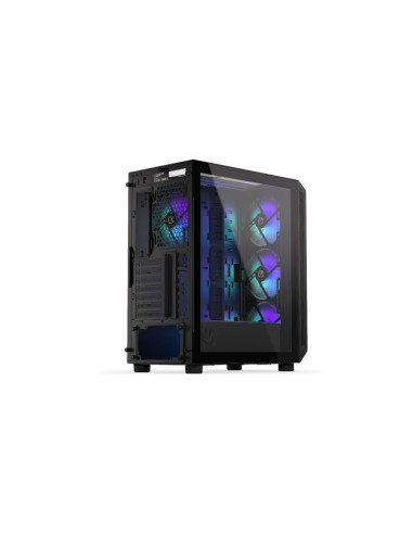 Case, ENDORFY, Arx 500 ARGB, MidiTower, Case product features Transparent panel, Not included, ATX, MicroATX, MiniITX, Colour B