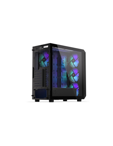 Case, ENDORFY, Arx 700 ARGB, MidiTower, Case product features Transparent panel, Not included, ATX, MicroATX, MiniITX, Colour B
