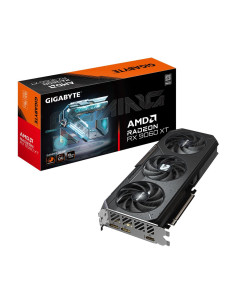 Graphics Card, GIGABYTE, AMD Radeon RX 9060 XT, 8 GB, GDDR6, 128 bit, PCIE 5.0 16x, Triple slot Fansink, 1xHDMI, 2xDisplayPort,