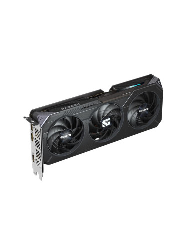 Graphics Card, GIGABYTE, AMD Radeon RX 9060 XT, 8 GB, GDDR6, 128 bit, PCIE 5.0 16x, Triple slot Fansink, 1xHDMI, 2xDisplayPort,