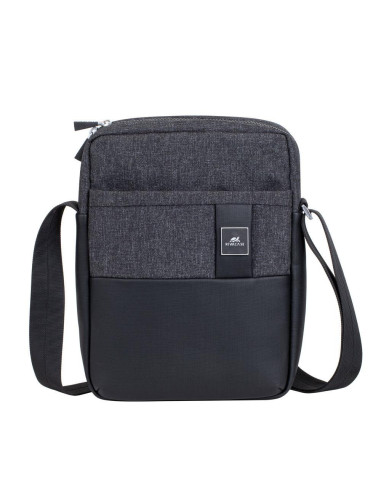 TABLET CASE CROSSBODY 11"/8811 BLACK MELANGE RIVACASE