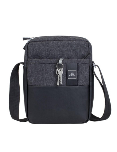 TABLET CASE CROSSBODY 11"/8811 BLACK MELANGE RIVACASE
