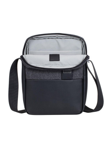 TABLET CASE CROSSBODY 11"/8811 BLACK MELANGE RIVACASE