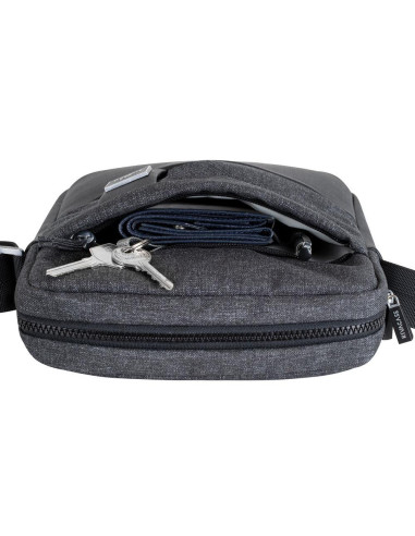 TABLET CASE CROSSBODY 11"/8811 BLACK MELANGE RIVACASE