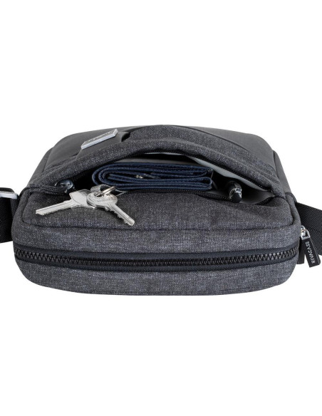 TABLET CASE CROSSBODY 11"/8811 BLACK MELANGE RIVACASE TABLET CASE CROSSBODY 11"/8811 BLACK MELANGE RIVACASE