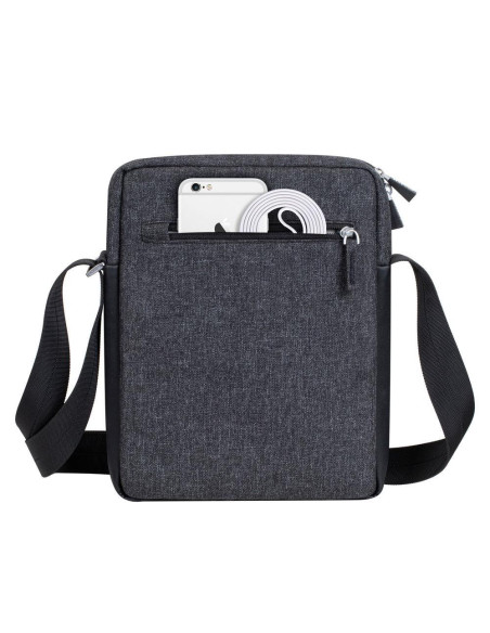 TABLET CASE CROSSBODY 11"/8811 BLACK MELANGE RIVACASE TABLET CASE CROSSBODY 11"/8811 BLACK MELANGE RIVACASE