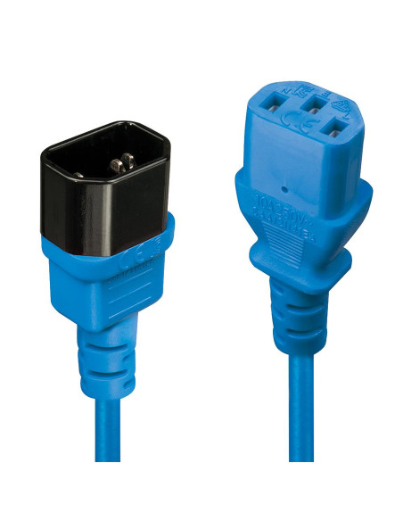 CABLE POWER IEC EXTENSION 1M/BLUE 30471 LINDY CABLE POWER IEC EXTENSION 1M/BLUE 30471 LINDY