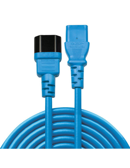 CABLE POWER IEC EXTENSION 1M/BLUE 30471 LINDY CABLE POWER IEC EXTENSION 1M/BLUE 30471 LINDY