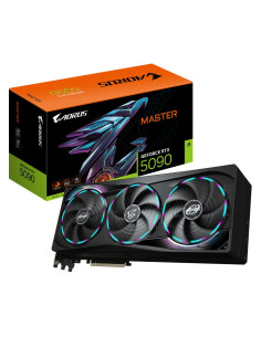 Graphics Card, GIGABYTE, NVIDIA GeForce RTX 5090, 32 GB, GDDR7, 512 bit, PCIE 5.0 16x, GPU 2655 MHz, Triple slot Fansink, 1xHDM