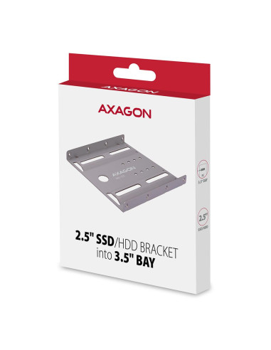 SSD ACC BRACKET 2.5" TO 3.5"/GREY RHD-125S AXAGON
